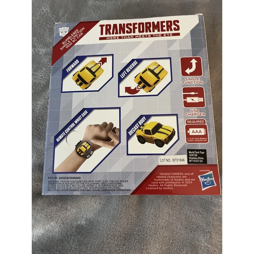 Transformers BumbleBee Remote Control Wrist Case Rc Car